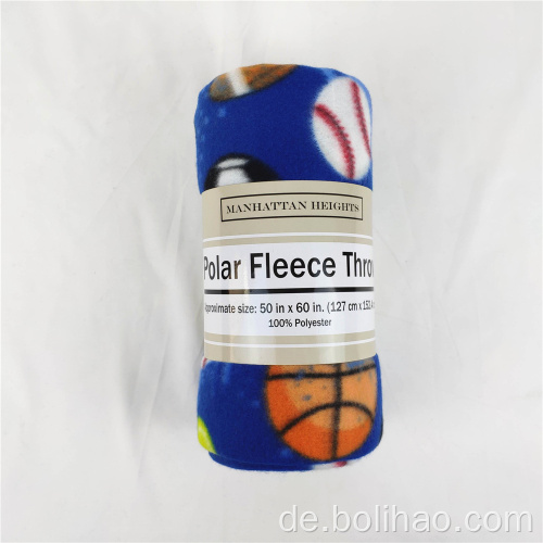 Großhandelspreis Customized Größe und Logos Fleece Decke Polar Picknick Fleece Decke